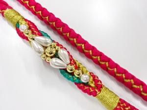 正絹　振袖用　手組帯締め